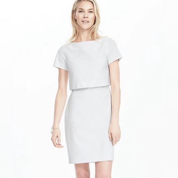 Banana Republic Dresses & Skirts - Banana Republic Seersucker Cream Dress